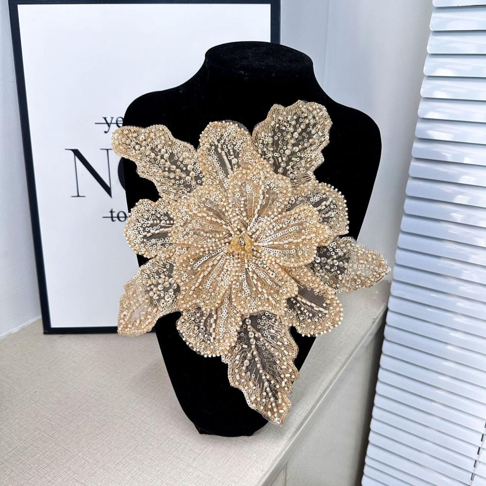 Ramillete de flores 3D, apliqu - Applique Patch Flower reseña y precio