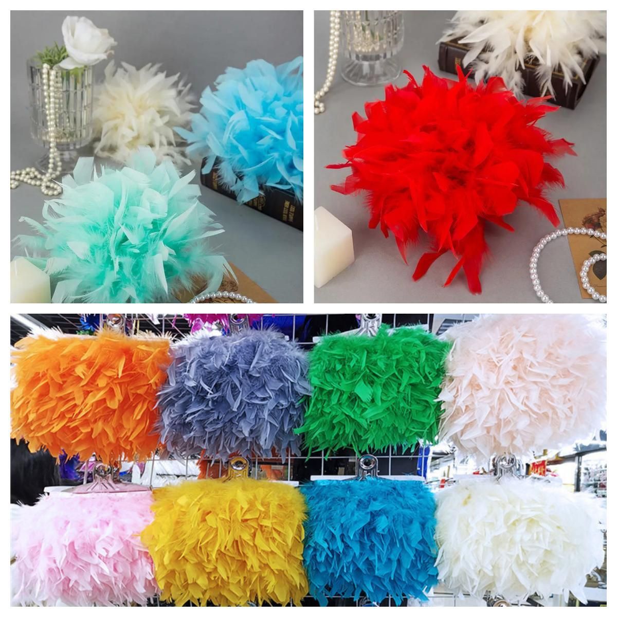 Cinta de Plumas de Marabú Natu - Feather Trim Marabou reseña y precio